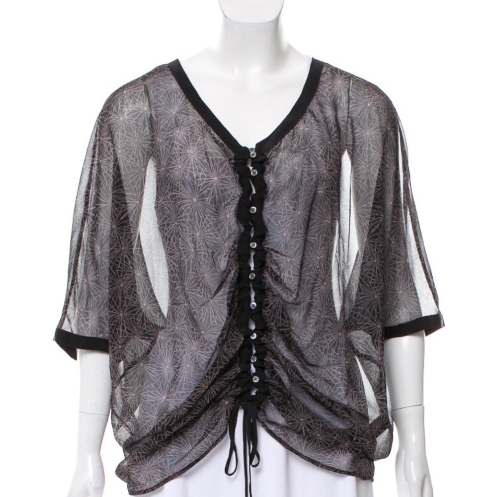 Elizabeth and James silk blouse size : M